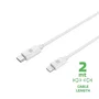 Celly Cable USB-C a Lightning 2m Blanco 60W MFi