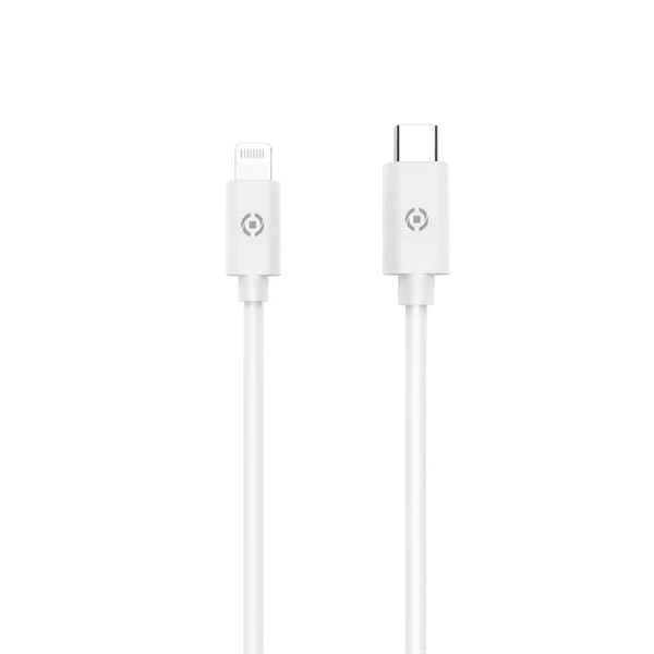 Celly Cable USB-C a Lightning 2m Blanco 60W MFi
