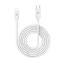 Celly USBLIGHTC2MWH Cable USB Tipo C a Lightning 2 Metros Blanco para iPhone 12/11/XR/XS/8/7