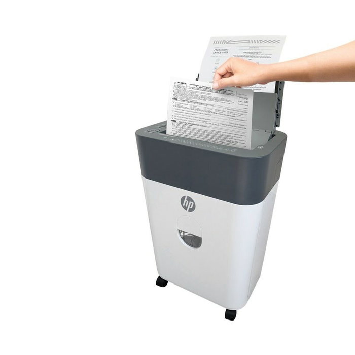 HP OneShred Auto 100CC Triturador de papel blanco de corte cruzado