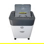HP OneShred Auto 100CC Trituradora de Papel de Corte Cruzado Blanco, 100 Hojas, 17 L, 4.3 x 12 mm, Nivel de Seguridad P-4, para A4, con Triturador de Tarjetas, 68 dB