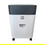 HP OneShred Auto 100CC Trituradora de Papel de Corte Cruzado Blanco, 100 Hojas, 17 L, 4.3 x 12 mm, Nivel de Seguridad P-4, para A4, con Triturador de Tarjetas, 68 dB