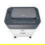 HP OneShred Auto 100CC Trituradora de Papel de Corte Cruzado Blanco, 100 Hojas, 17 L, 4.3 x 12 mm, Nivel de Seguridad P-4, para A4, con Triturador de Tarjetas, 68 dB