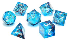 CritStones Liquid Core Pack de Dados Mermaid's Maelstrom (7)