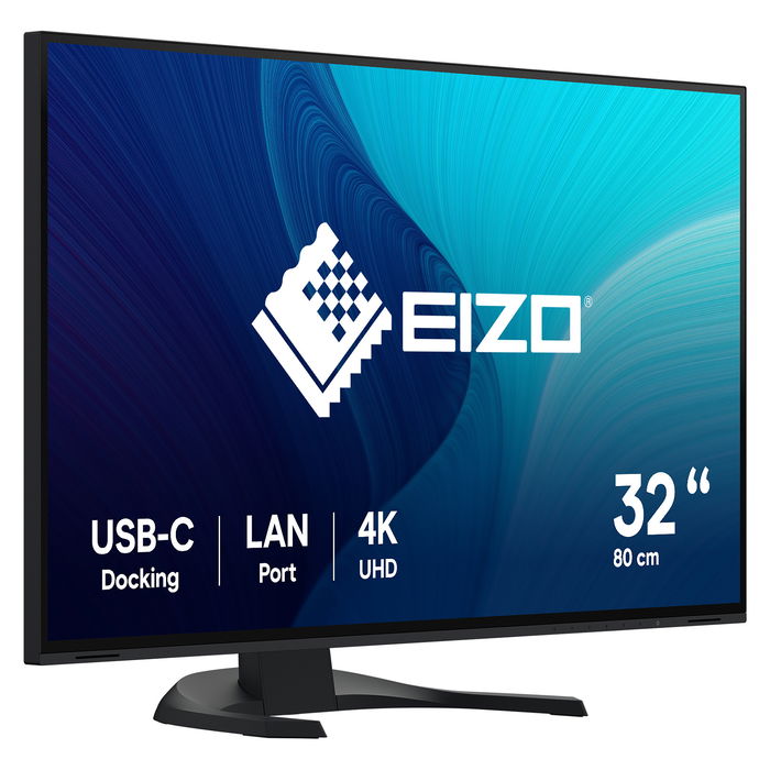 EIZO FlexScan EV3240X-BK Monitor 31.5 Pulgadas (80 cm) 4K Ultra HD IPS 3840x2160 5 ms USB-C 94W Altavoces Negocio Negro
