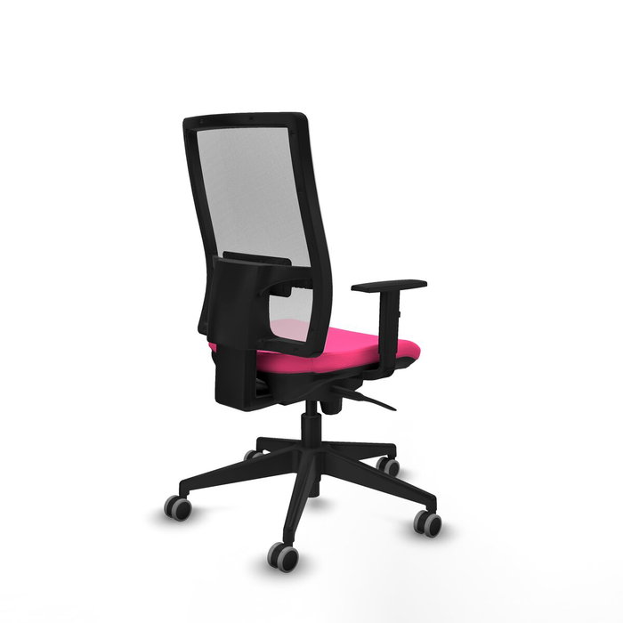 PIQUERAS Y CRESPO Silla de oficina Horna Rosa y Blanco