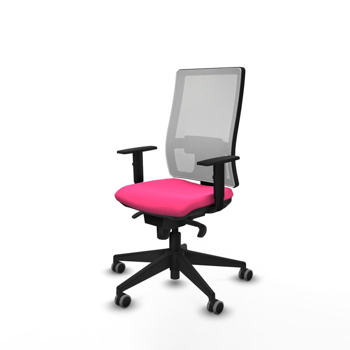 PIQUERAS Y CRESPO Silla de oficina Horna Rosa y Blanco