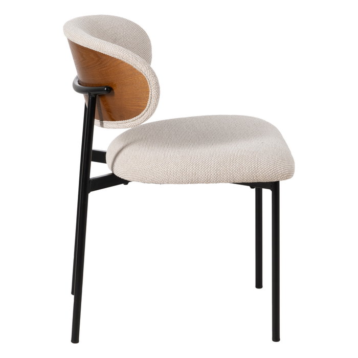 Silla Crema Tejido-Metal Salón 50 X 54 X 73,50 cm (Set de 4) Silla Crema Tejido-Metal Salón 50 X 54 X 73,50 cm (Set de 4)