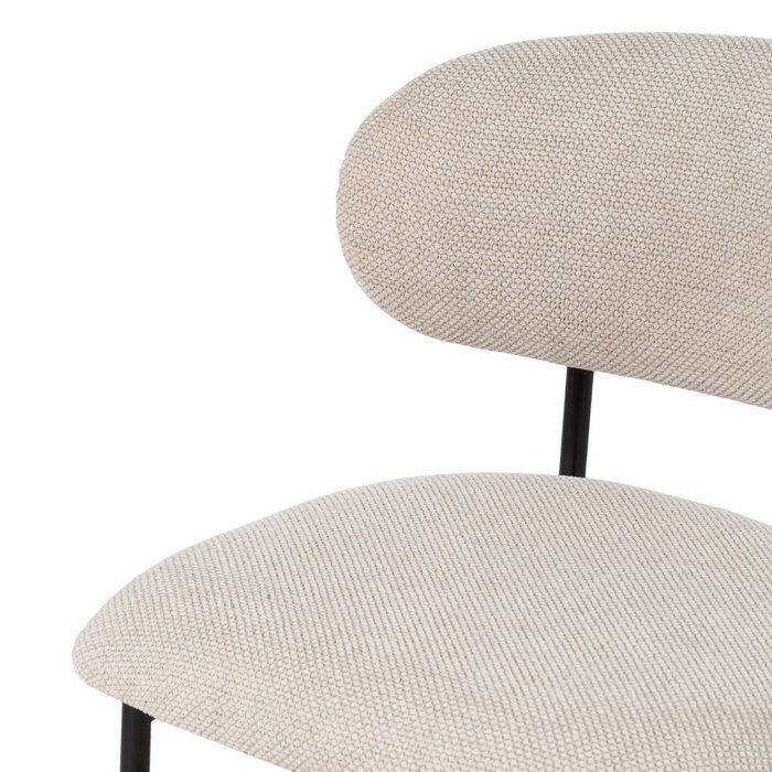 Silla Crema Tejido-Metal Salón 50 X 54 X 73,50 cm (Set de 4) Silla Crema Tejido-Metal Salón 50 X 54 X 73,50 cm (Set de 4)