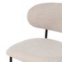 Silla Crema Tejido-Metal Salón 50 X 54 X 73,50 cm (Set de 4)