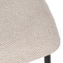 Silla Crema Tejido-Metal Salón 50 X 54 X 73,50 cm (Set de 4)