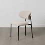 Silla Crema Tejido-Metal Salón 50 X 54 X 73,50 cm (Set de 4)