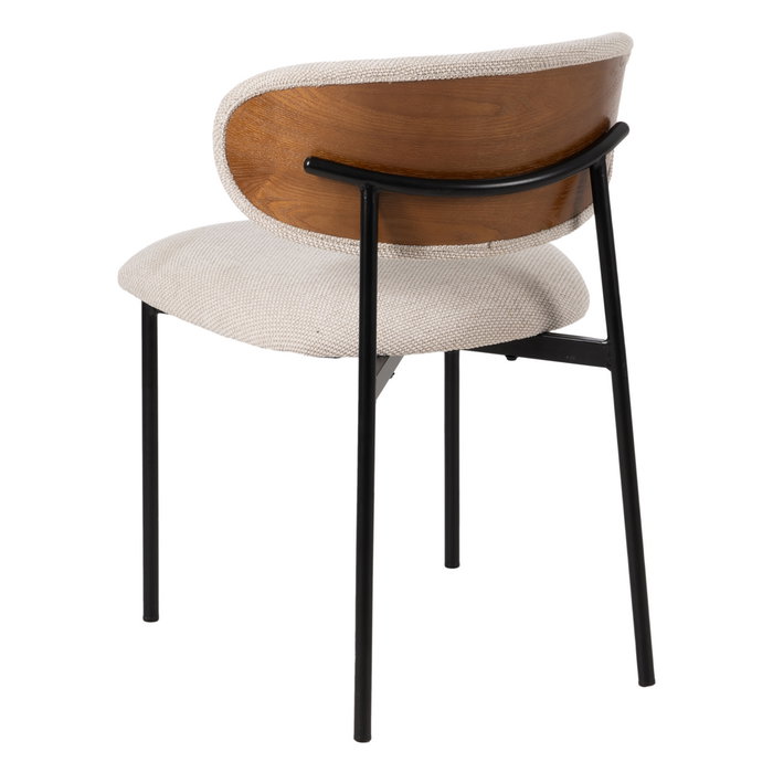 Silla Crema Tejido-Metal Salón 50 X 54 X 73,50 cm (Set de 4) Silla Crema Tejido-Metal Salón 50 X 54 X 73,50 cm (Set de 4)