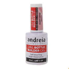 Andreia One Bottle Builder Gel Low Viscosity, Gel Constructor Profesional Dusty Rose 14 ml
