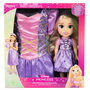 JAKKS PACIFIC Muñeca Rapunzel 38cm + Disfraz Disney Talla 4-7 años