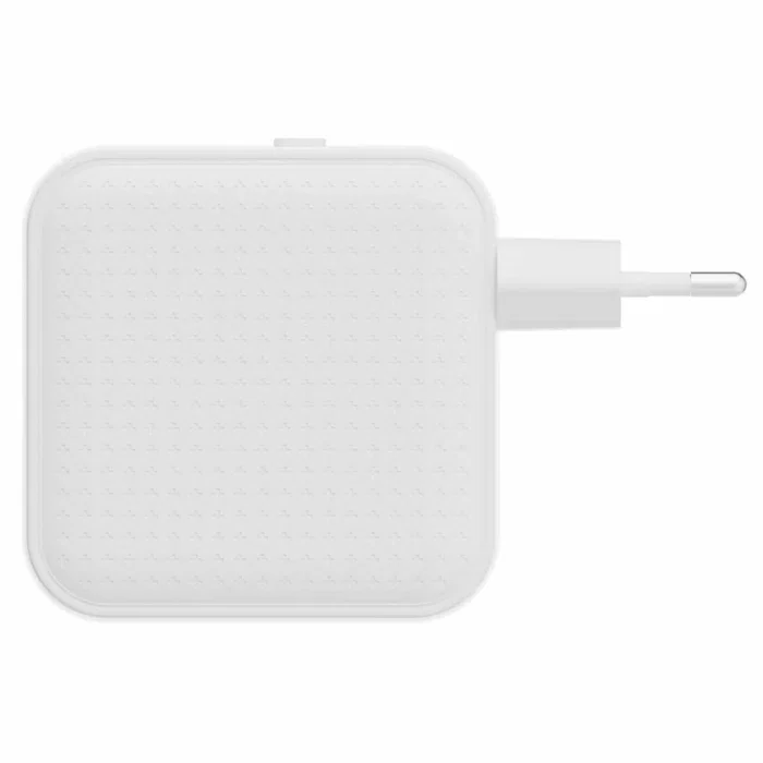 HYPER HJ1003WHWWGL Cargador de Pared GaN 70W con 2 Puertos USB-C y 1 USB-A, Power Delivery 3.0, Carga Rápida para Portátil, Smartphone, Tableta - Color Blanco HYPER HJ1003WHWWGL Cargador de Pared GaN 70W con 2 Puertos USB-C y 1 USB-A, Power Delivery 3.0, Carga Rápida para Portátil, Smartphone, Tableta - Color Blanco