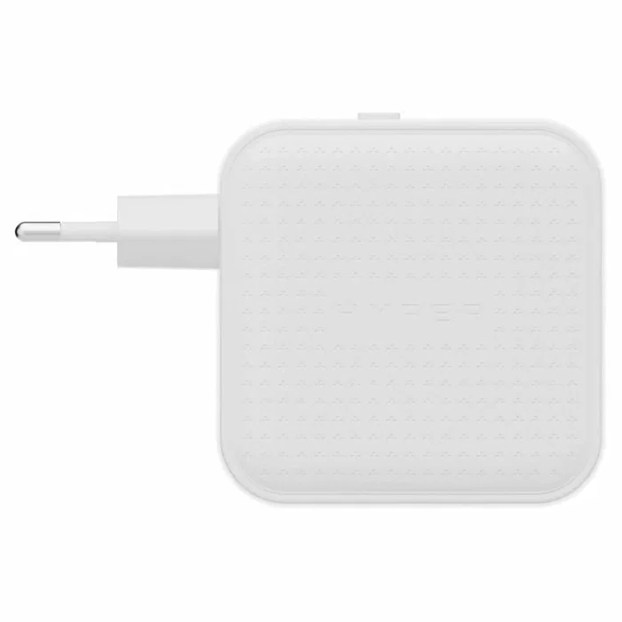 HYPER HJ1003WHWWGL Cargador de Pared GaN 70W con 2 Puertos USB-C y 1 USB-A, Power Delivery 3.0, Carga Rápida para Portátil, Smartphone, Tableta - Color Blanco HYPER HJ1003WHWWGL Cargador de Pared GaN 70W con 2 Puertos USB-C y 1 USB-A, Power Delivery 3.0, Carga Rápida para Portátil, Smartphone, Tableta - Color Blanco