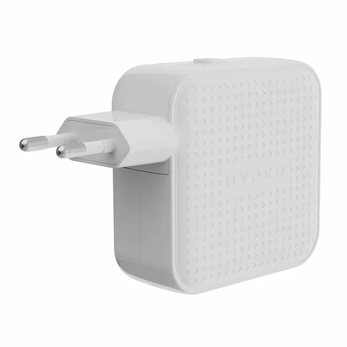 HYPER HJ1003WHWWGL Cargador de Pared GaN 70W con 2 Puertos USB-C y 1 USB-A, Power Delivery 3.0, Carga Rápida para Portátil, Smartphone, Tableta - Color Blanco HYPER HJ1003WHWWGL Cargador de Pared GaN 70W con 2 Puertos USB-C y 1 USB-A, Power Delivery 3.0, Carga Rápida para Portátil, Smartphone, Tableta - Color Blanco