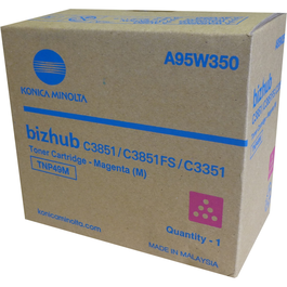Konica Minolta Toner TNP49M A95W350 Magenta para Impresoras