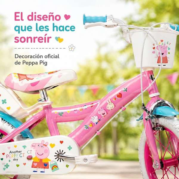 Toimsa Bicicleta Peppa Pig Rosa 14" (4/6 años)