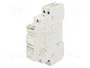 FINDER 20.23 Relé de instalación biestable 12V DC 16A NC + NA