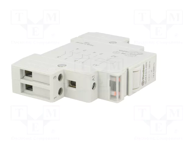 FINDER 20.23 Relé de instalación biestable 12V DC 16A NC + NA