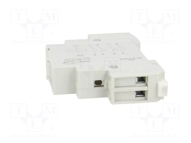 FINDER 20.23 Relé de instalación biestable 12V DC 16A NC + NA