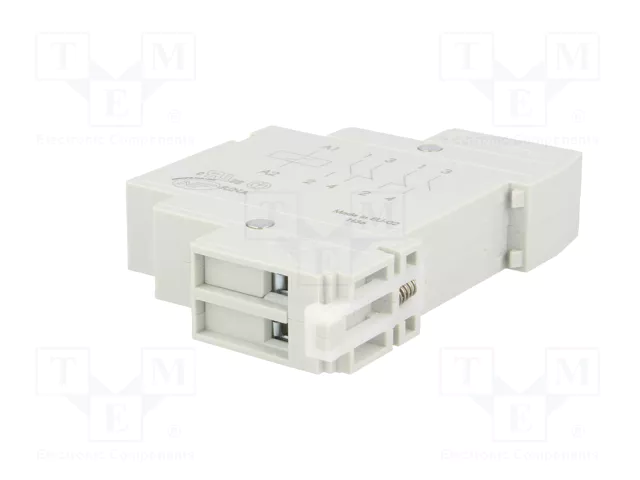 FINDER 20.23 Relé de instalación biestable 12V DC 16A NC + NA