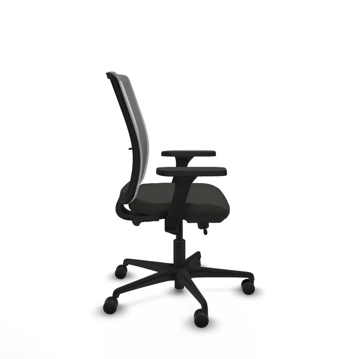 PIQUERAS Y CRESPO Silla de oficina Haches con mecanismo Sincro/Traslack, Negro/Gris PIQUERAS Y CRESPO Silla de oficina Haches con mecanismo Sincro/Traslack, Negro/Gris