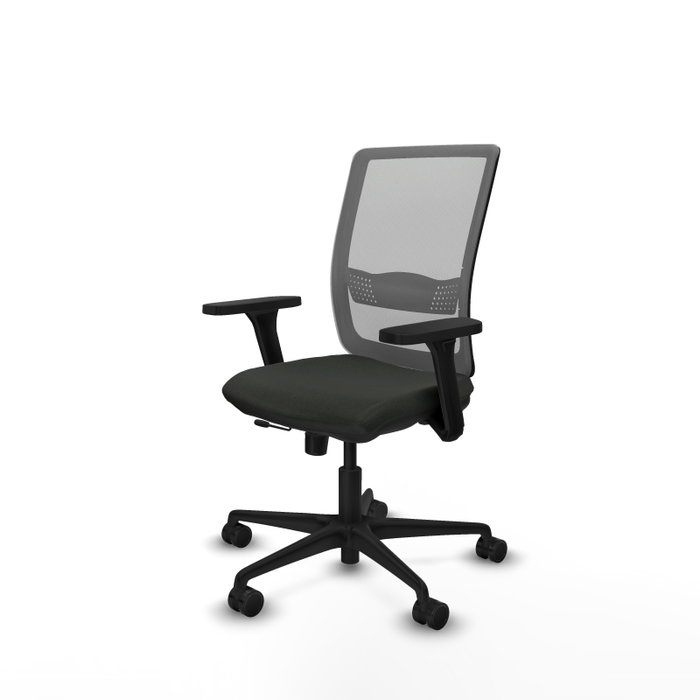 PIQUERAS Y CRESPO Silla de oficina Haches con mecanismo Sincro/Traslack, Negro/Gris PIQUERAS Y CRESPO Silla de oficina Haches con mecanismo Sincro/Traslack, Negro/Gris