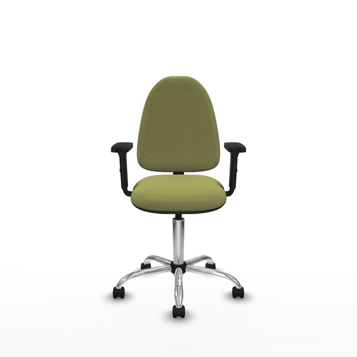 PIQUERAS Y CRESPO Silla de oficina Aýna Verde oliva con Brazos 2D PIQUERAS Y CRESPO Silla de oficina Aýna Verde oliva con Brazos 2D