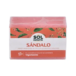 SOLNATURAL Jabón en Pastilla de Sándalo Calmante 100gr