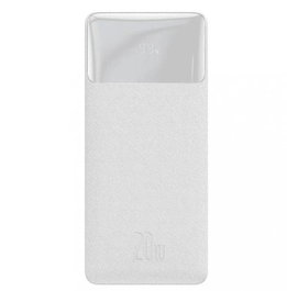 Baseus Bipow Power Bank 30000mAh 15W con Pantalla Digital Blanco