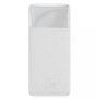 Baseus Bipow Power Bank 30000mAh 15W con Pantalla Digital Blanco