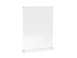 Maul Expositor sobremesa acrílico DIN A4 con sujeción magnética, 228x47x318 mm