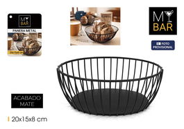 My Bar Panera Oval Metal 20 cm x 15 cm x 8 cm (12 Unidades)