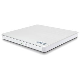 LG Grabadora Externo DVD-Writer Ultra Slim LG-H, Color Blanco