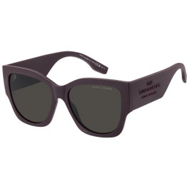 The Marc Jacobs MARC-859-S-B3V con cristal gris y detalle morado