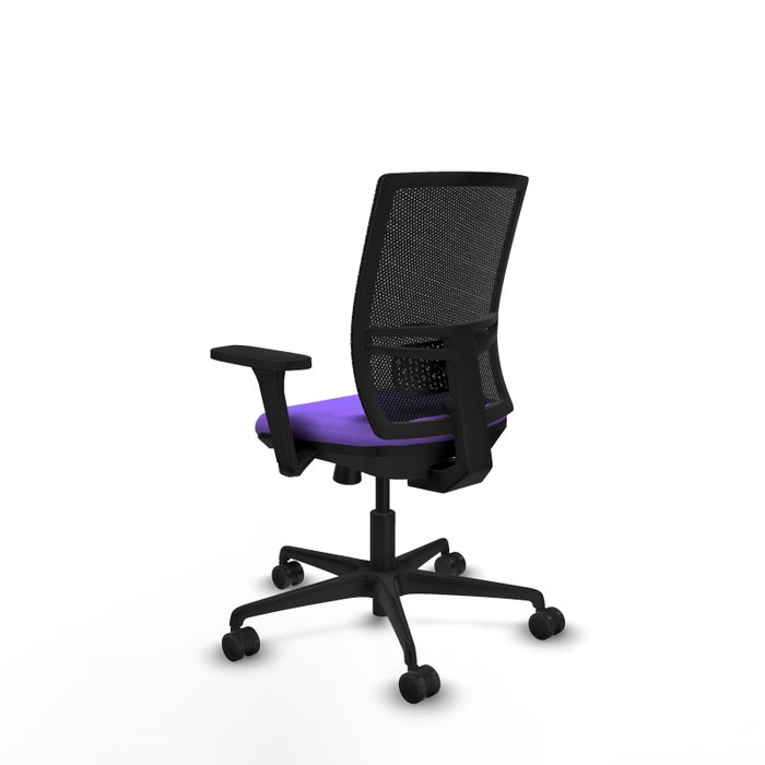 PIQUERAS Y CRESPO Silla de oficina Yunquera con mecanismo Sincro/Traslack, Lila y Negro PIQUERAS Y CRESPO Silla de oficina Yunquera con mecanismo Sincro/Traslack, Lila y Negro