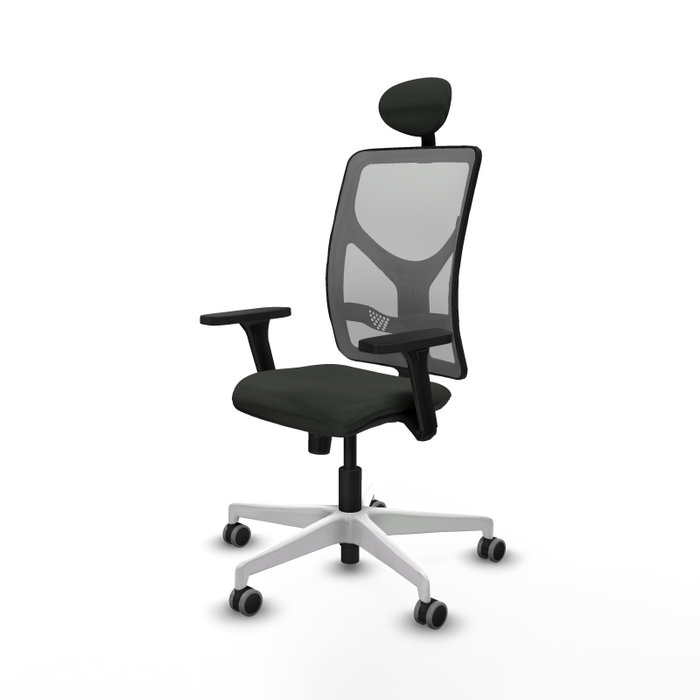 PIQUERAS Y CRESPO Silla de oficina Motilla con mecanismo Sincro, Negro y Gris PIQUERAS Y CRESPO Silla de oficina Motilla con mecanismo Sincro, Negro y Gris