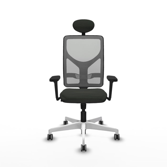 PIQUERAS Y CRESPO Silla de oficina Motilla con mecanismo Sincro, Negro y Gris PIQUERAS Y CRESPO Silla de oficina Motilla con mecanismo Sincro, Negro y Gris