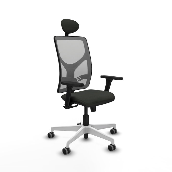 PIQUERAS Y CRESPO Silla de oficina Motilla con mecanismo Sincro, Negro y Gris PIQUERAS Y CRESPO Silla de oficina Motilla con mecanismo Sincro, Negro y Gris