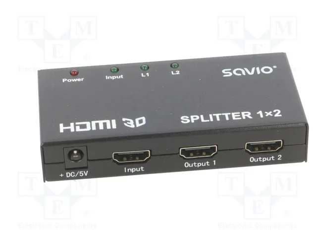 SAVIO Divisor HDMI CL-42 Negro