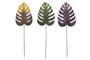 DKD Home Decor Hoja Espuma Monstera Little Monstera Surtido 3 Colores
