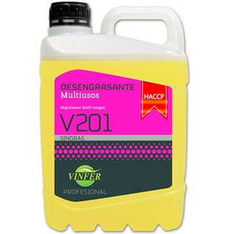Vinfer V201 Limpiador Desengrasante Multiusos Amarillo Garrafa 5 L