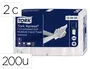 Tork H2 Toalla de Papel Secamanos Engarzada 2 Capas 21x32 cm Paquete 200 Unidades