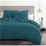 Home Linge Passion HP72064 Juego de Edredón 3 Piezas Microfibra 82g 220x240cm Azul Pato