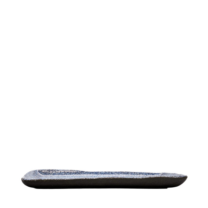 Summa Io Granilla Fuente Azul-Negro (Set de 6) 30x15 cm