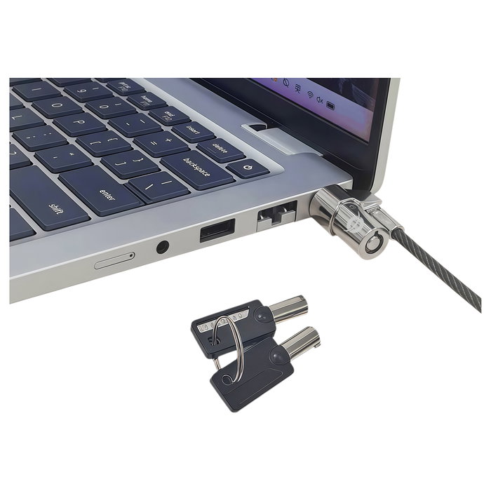 Conceptronic Candado de seguridad para portátil con ranura wedge 3.2x4.5mm y cable de 1.8m
