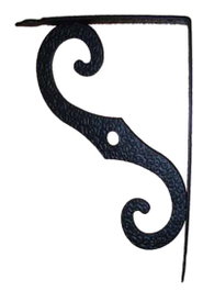 AVL Palomilla Ornamental Negra 10 pulgadas 240 x 190 mm (Caja de 10)
